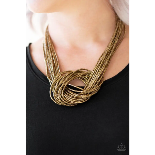 Knotted Knockout - Brass - Deb's Jazzy Jems