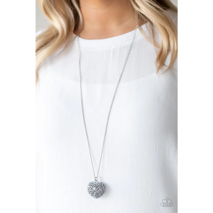 Love Is All Around - Silver Necklace - Deb's Jazzy Jems