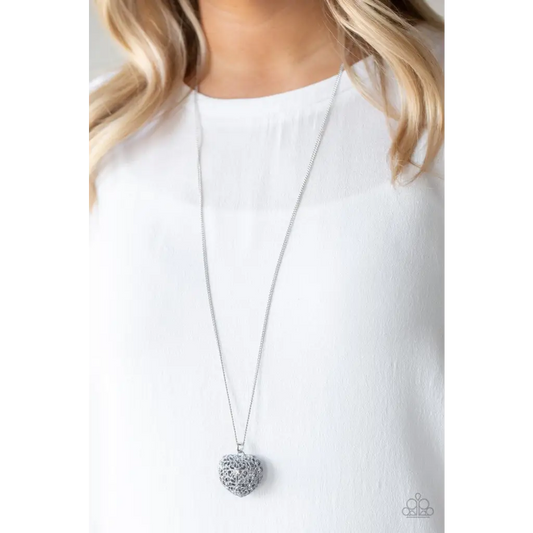 Love Is All Around - Silver Necklace - Deb's Jazzy Jems