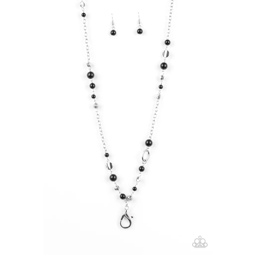 Make An Appearance - Black Lanyard Necklace - Deb's Jazzy Jems