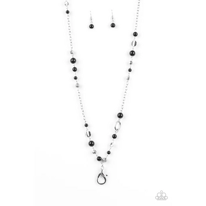 Make An Appearance - Black Lanyard Necklace - Deb's Jazzy Jems