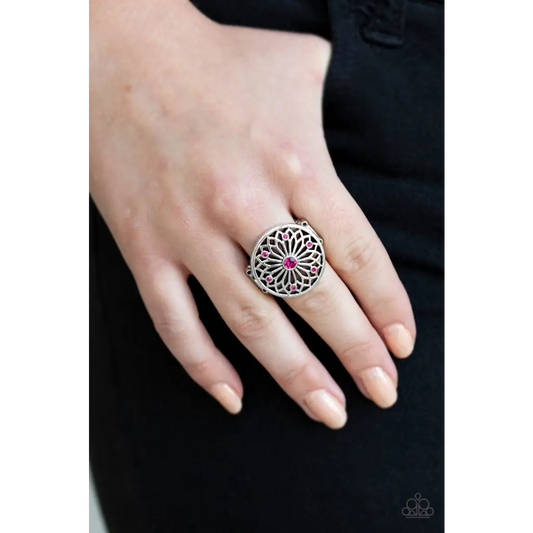 Mandala Magnificence - Pink Ring - Deb's Jazzy Jems