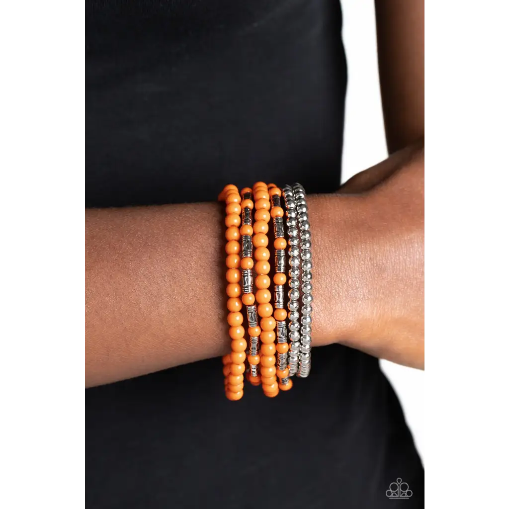 Mythical Magic - Orange Bracelet - Bracelets