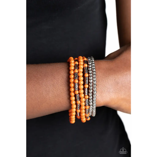 Mythical Magic - Orange Bracelet - Bracelets