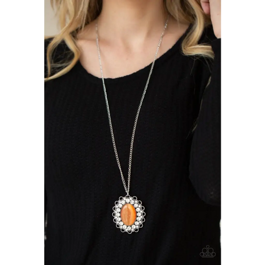 Oh My Medallion - Orange - Deb's Jazzy Jems