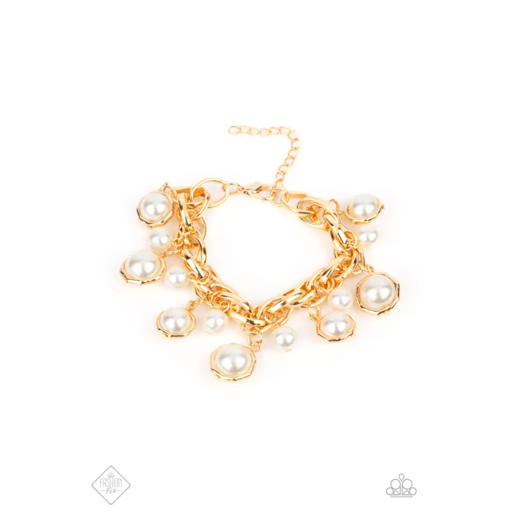 Orbiting Opulence - Gold Bracelet - Bracelets