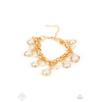 Orbiting Opulence - Gold Bracelet - Bracelets