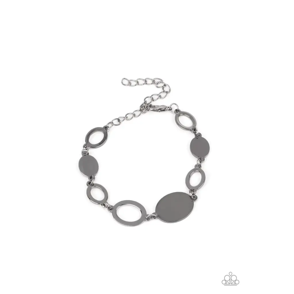 OVAL and Out - Black Bracelet - Deb's Jazzy Jems