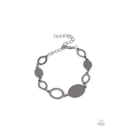 OVAL and Out - Black Bracelet - Deb's Jazzy Jems