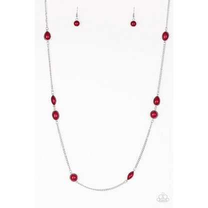 Pacific Piers - Red Necklace - Deb's Jazzy Jems