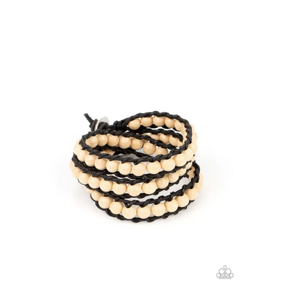 Pine Paradise - White Bracelet - Deb's Jazzy Jems