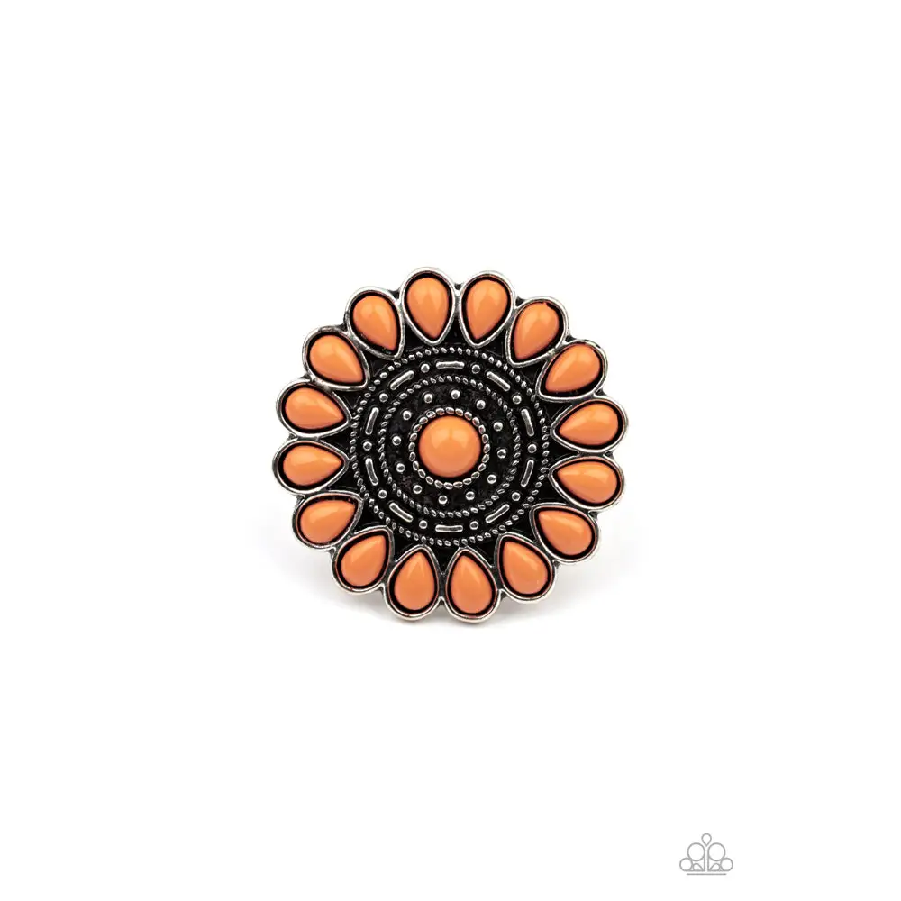 Posy Paradise - Orange Ring - Rings