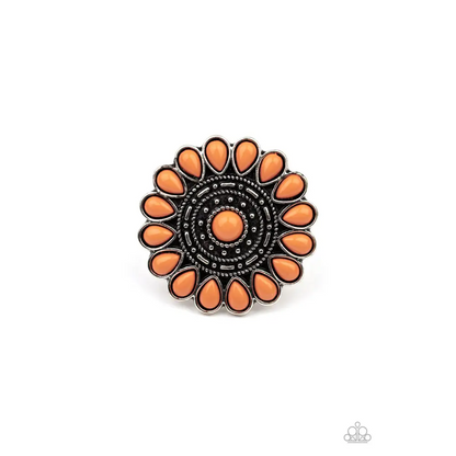 Posy Paradise - Orange Ring - Rings