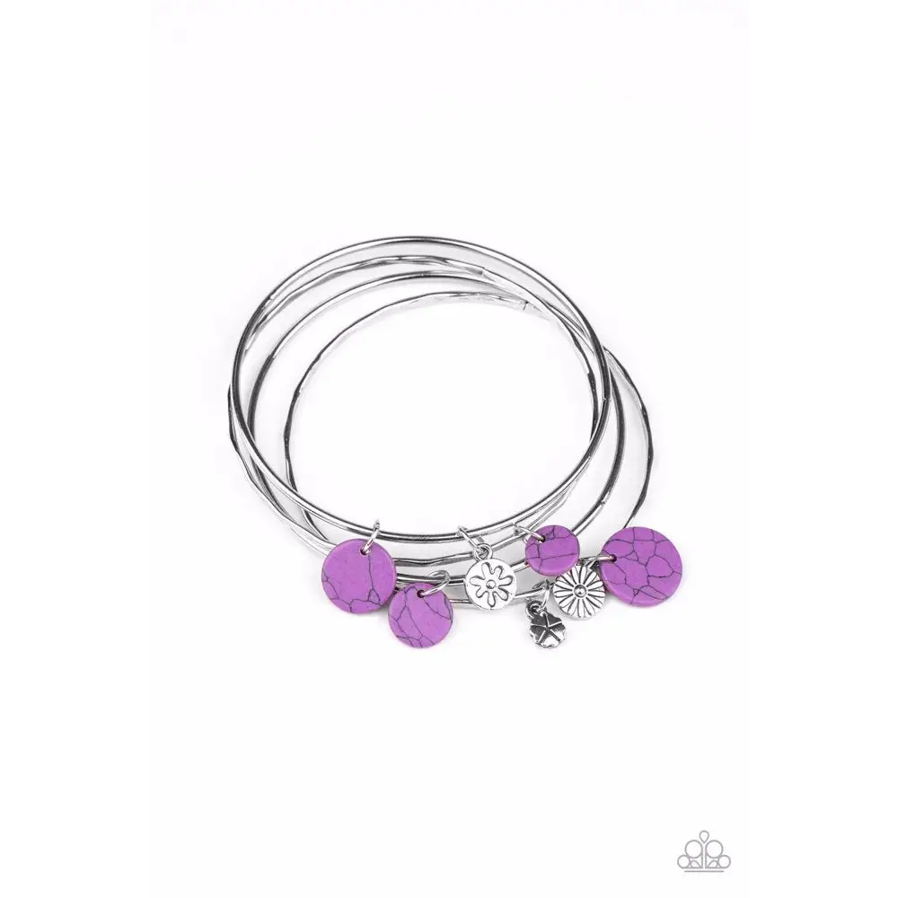 Prairie Plains - Purple Bracelet - Bracelets