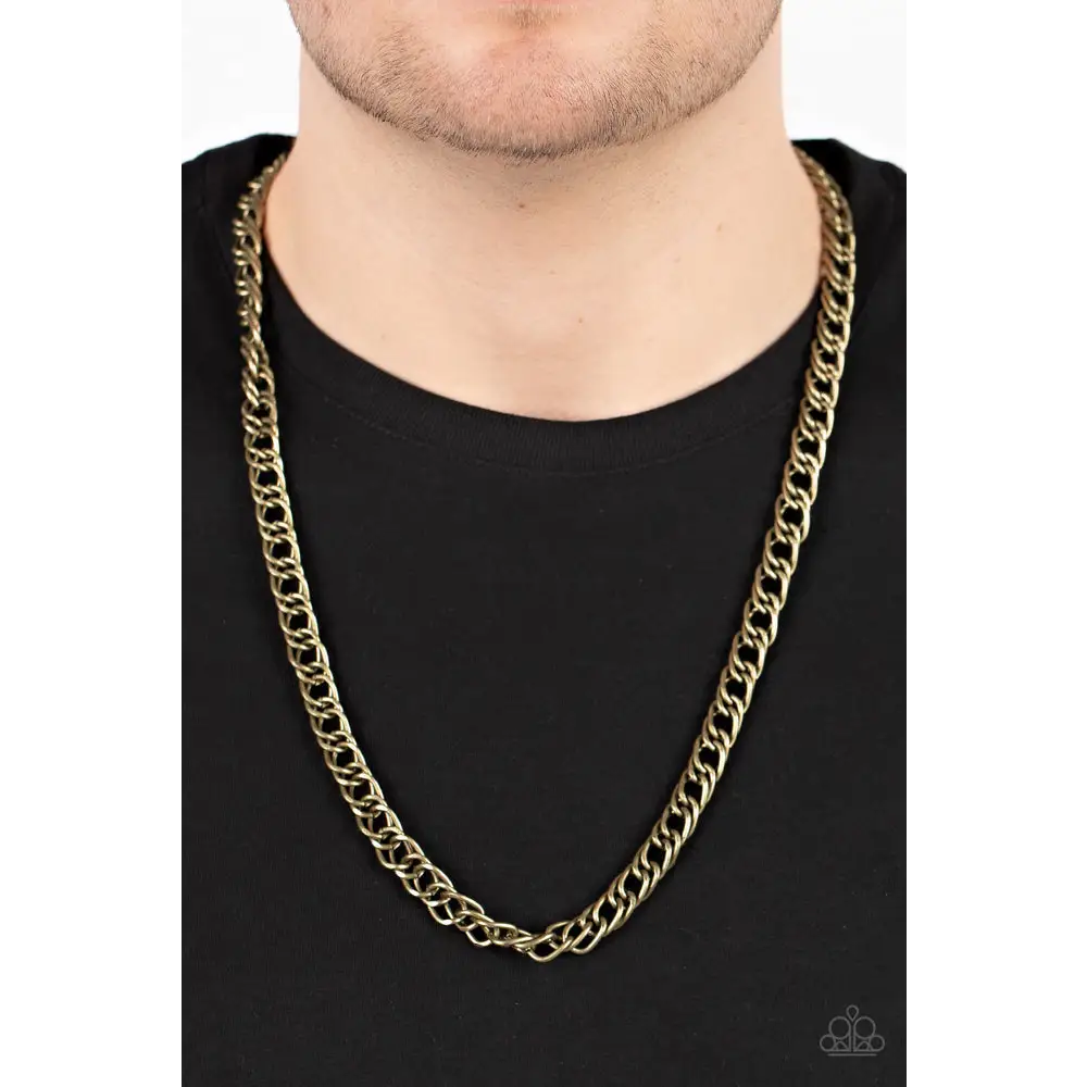 Pro League - Brass Necklace - Necklaces