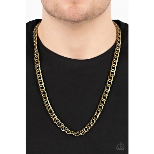 Pro League - Brass Necklace - Necklaces