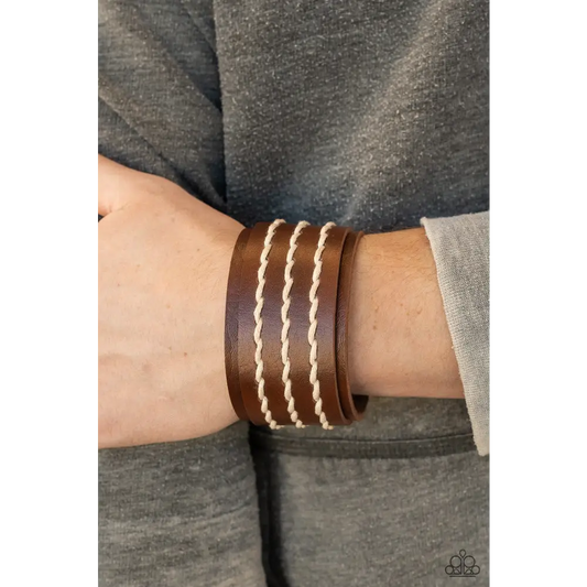 Real Ranchero - Brown Bracelet - Bracelets