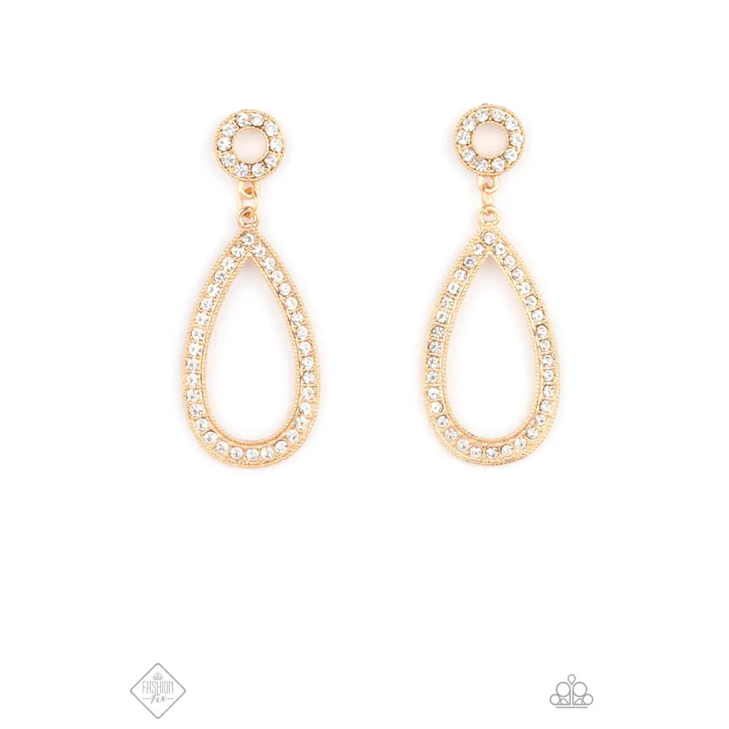 Regal Revival - Gold Earrings - Earrings