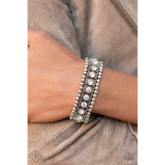 Ritzy Reboot - White Bracelet - Bracelets