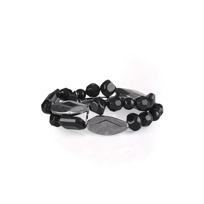 Rockin Rock Candy - Black Bracelet - Deb's Jazzy Jems