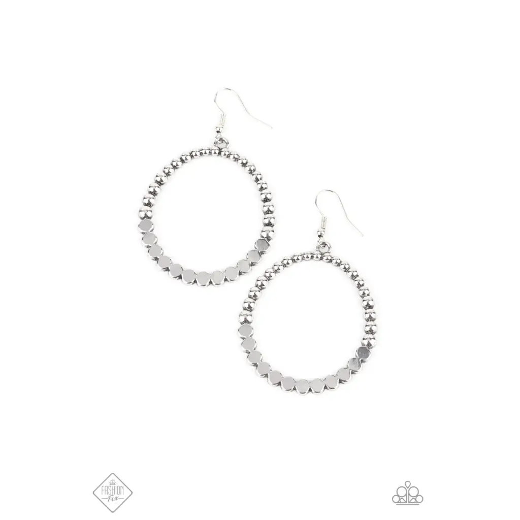 Rustic Society - Silver Earrings - Deb's Jazzy Jems