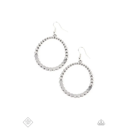 Rustic Society - Silver Earrings - Deb's Jazzy Jems