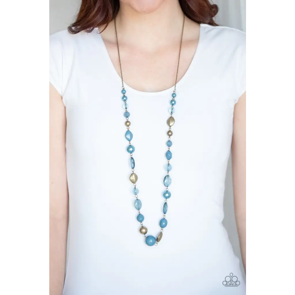 Secret Treasure - Blue Necklace - Necklaces