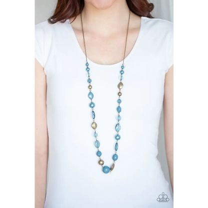 Secret Treasure - Blue Necklace - Necklaces