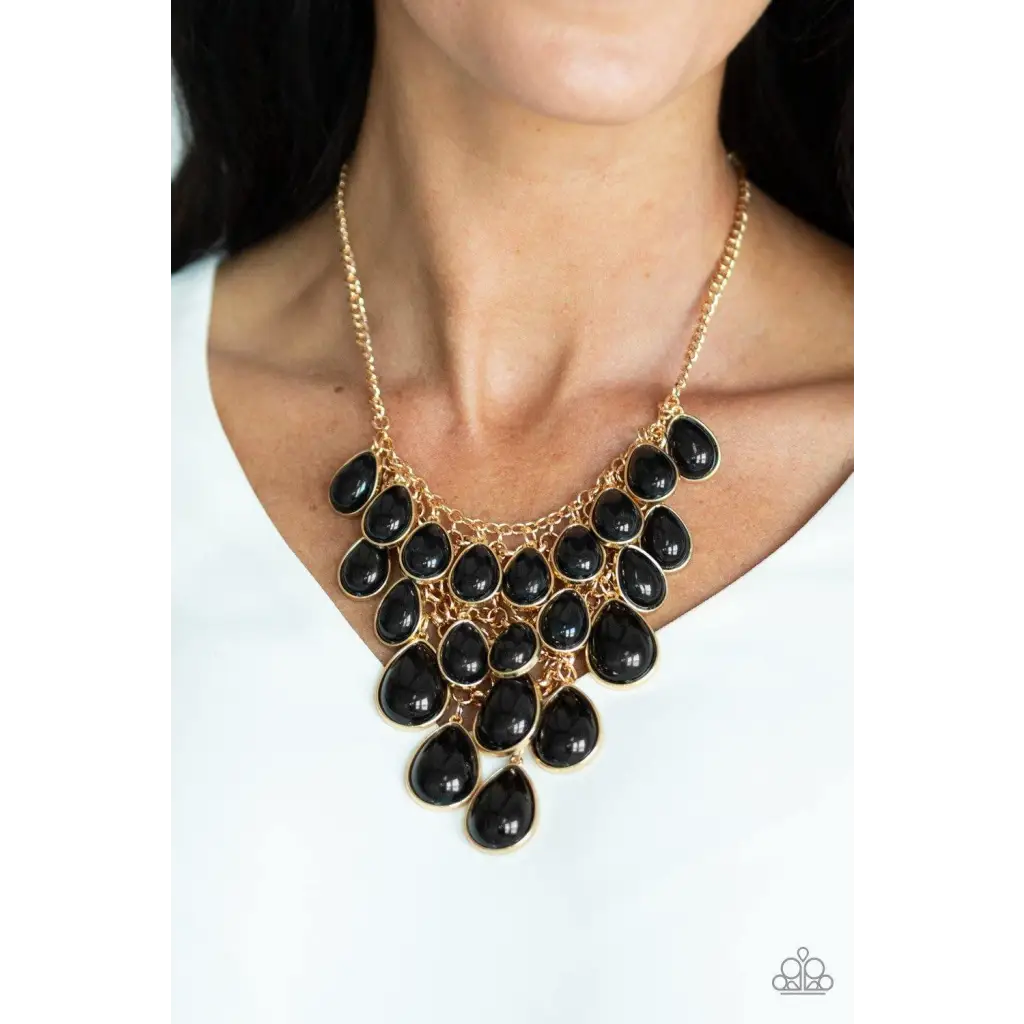 Shop Til You TEARDROP - Black - Deb's Jazzy Jems