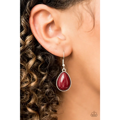 Shop Til You TEARDROP - Red - Deb's Jazzy Jems