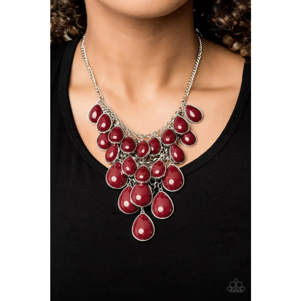 Shop Til You TEARDROP - Red - Deb's Jazzy Jems