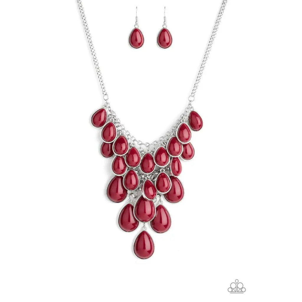 Shop Til You TEARDROP - Red - Deb's Jazzy Jems