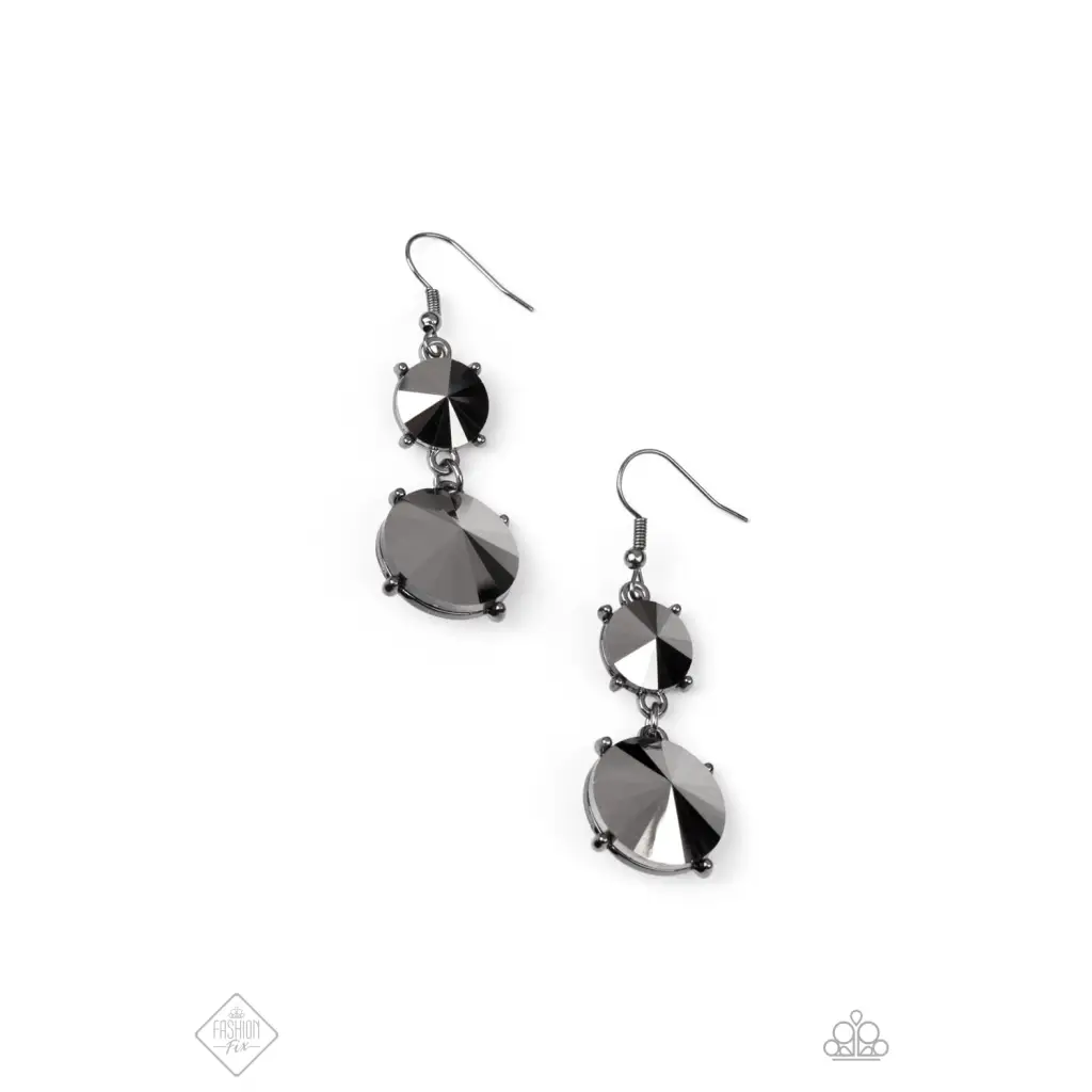 Sizzling Showcase - Black Earrings - Earrings