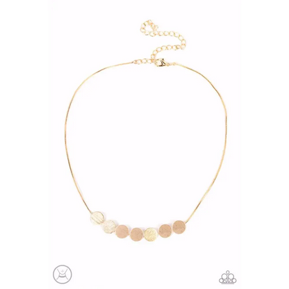 Slimmer Glimmer - Gold Necklace - Necklaces