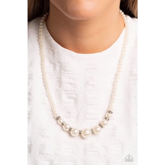 SoHo Sweetheart - White Necklace - Necklaces