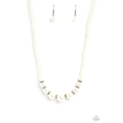 SoHo Sweetheart - White Necklace - Necklaces