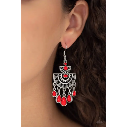 SOL Searching - Red Earrings - Earrings