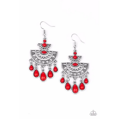 SOL Searching - Red Earrings - Earrings