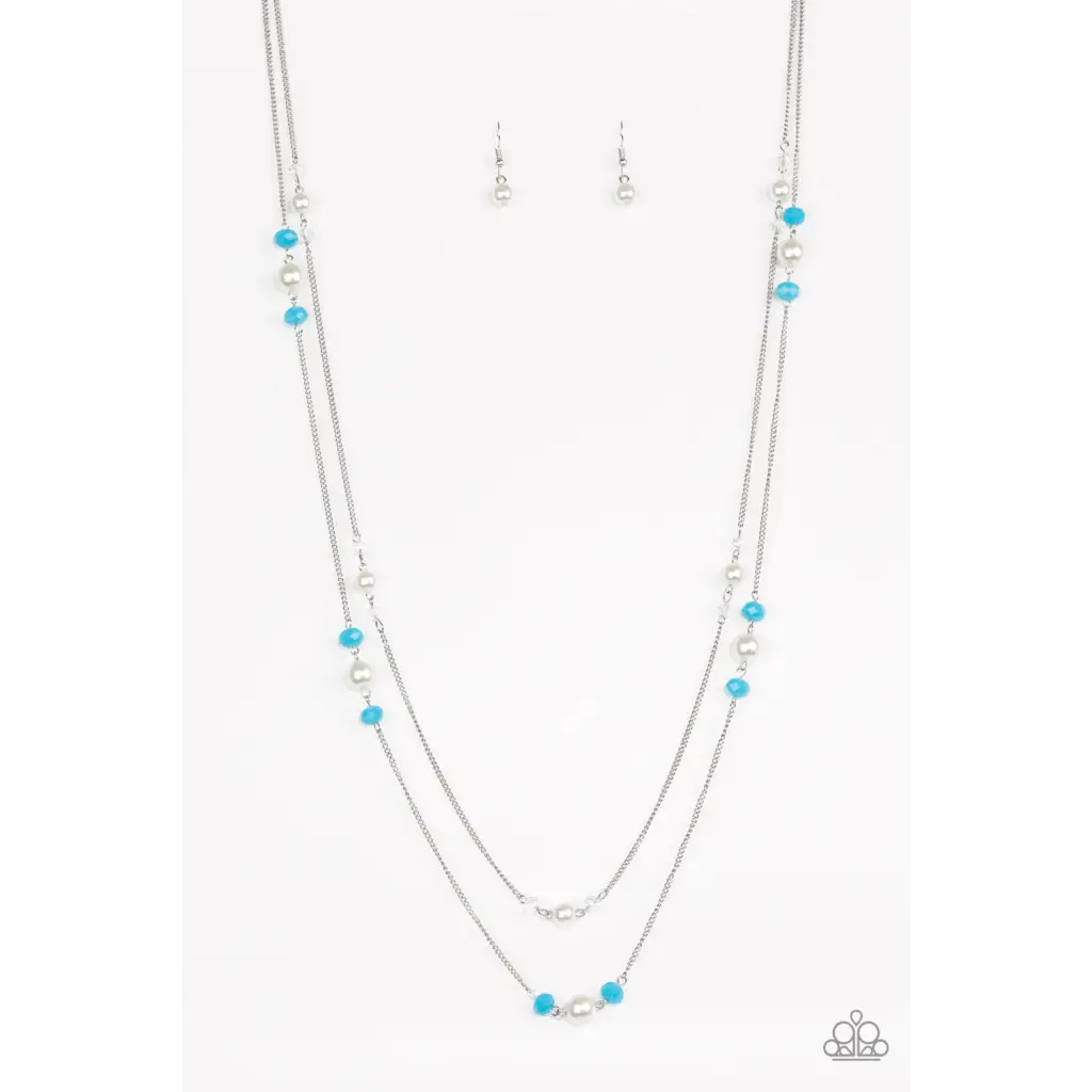 Spring Splash - Blue Necklace - Deb's Jazzy Jems