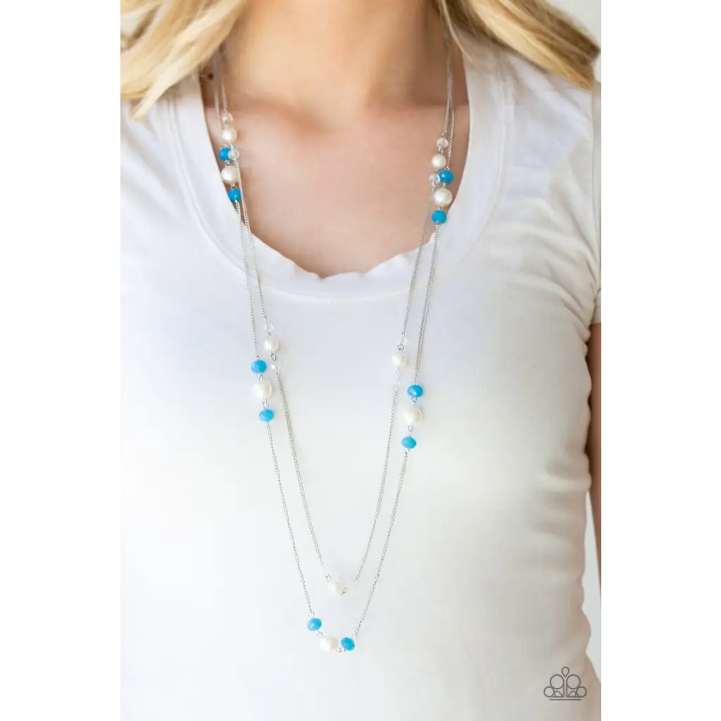 Spring Splash - Blue Necklace - Deb's Jazzy Jems