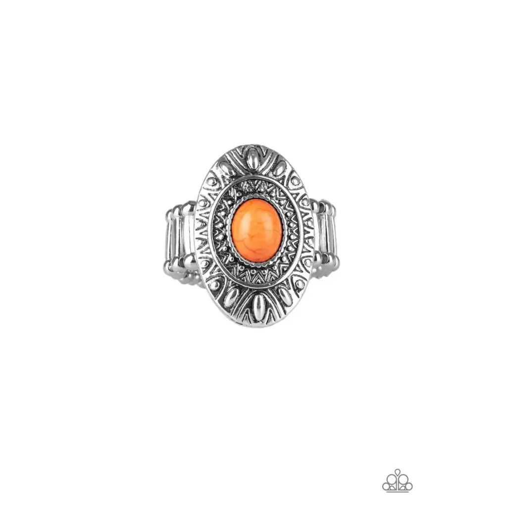 Stone Fox - Orange Ring - Deb's Jazzy Jems