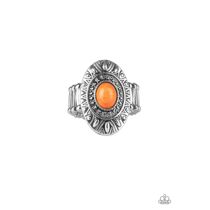 Stone Fox - Orange Ring - Deb's Jazzy Jems