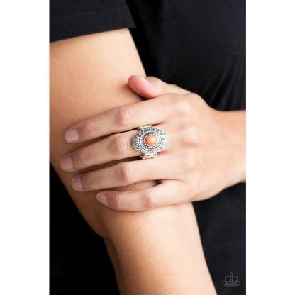 Stone Fox - Orange Ring - Deb's Jazzy Jems