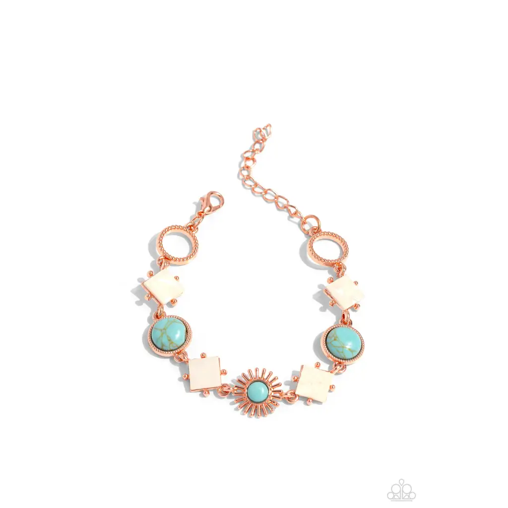 Sunburst Splendor - Copper Bracelet - Bracelets