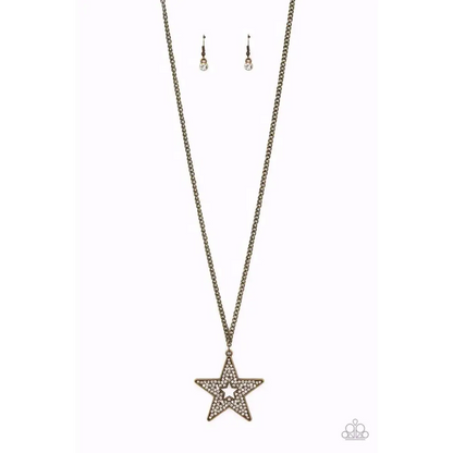 Superstar Stylist - Brass Necklace - Necklaces