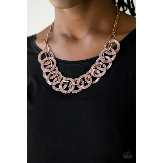 The Main Contender - Copper Necklace - Deb's Jazzy Jems