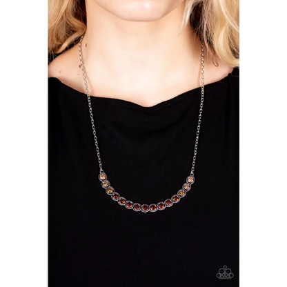 Throwing Shades - Brown Necklace - Deb's Jazzy Jems