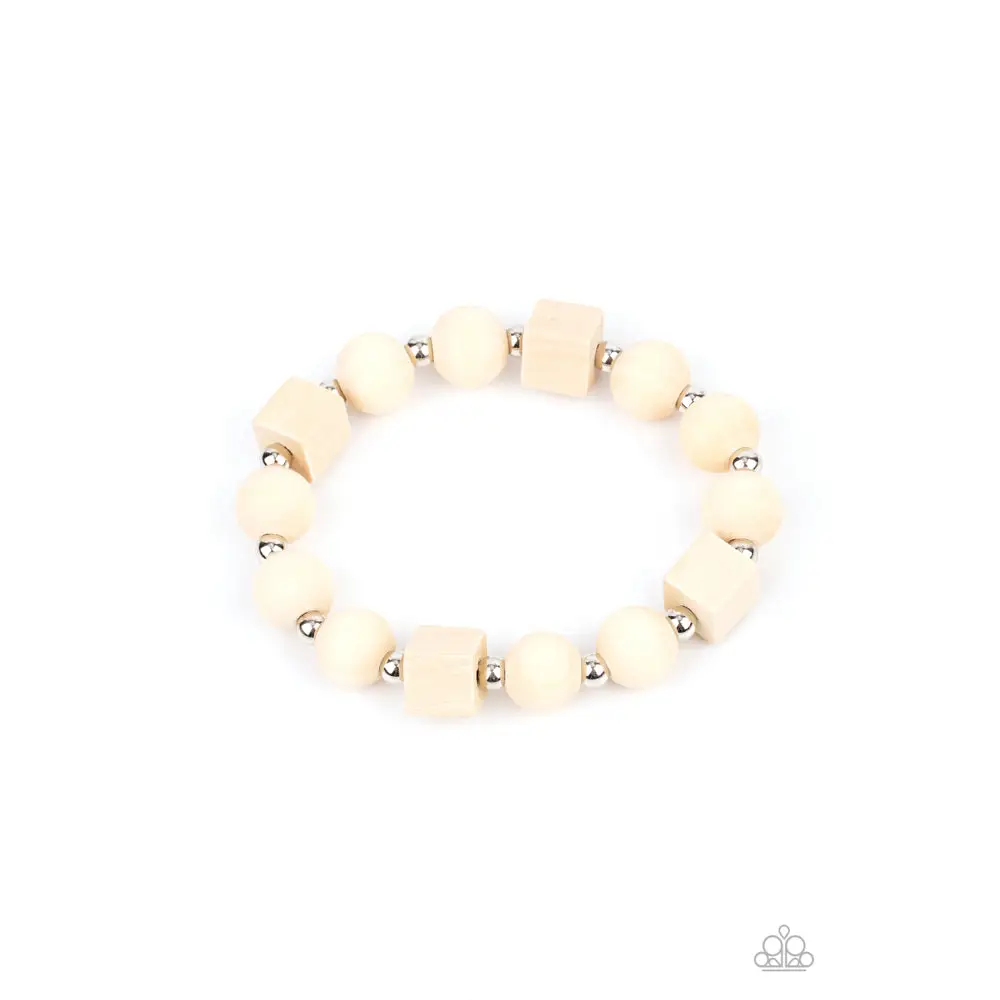 Timber Trendsetter - White Bracelet - Bracelets