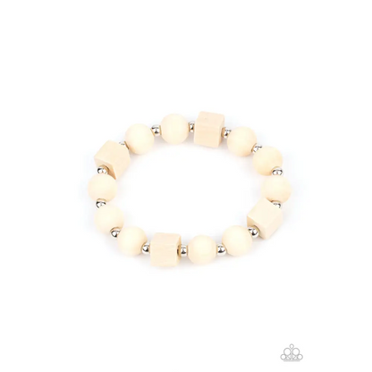 Timber Trendsetter - White Bracelet - Bracelets