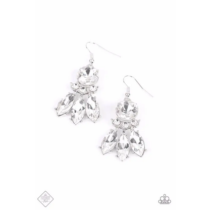 To Have and to SPARKLE - White Earrings - Earrings